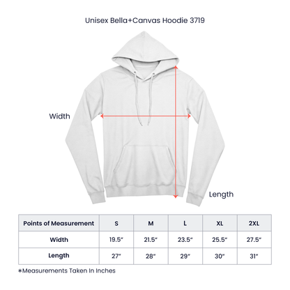 "Breathe"  Fleece Hoodie