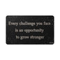 "Every Challenge You Face" Metal Wallet Card