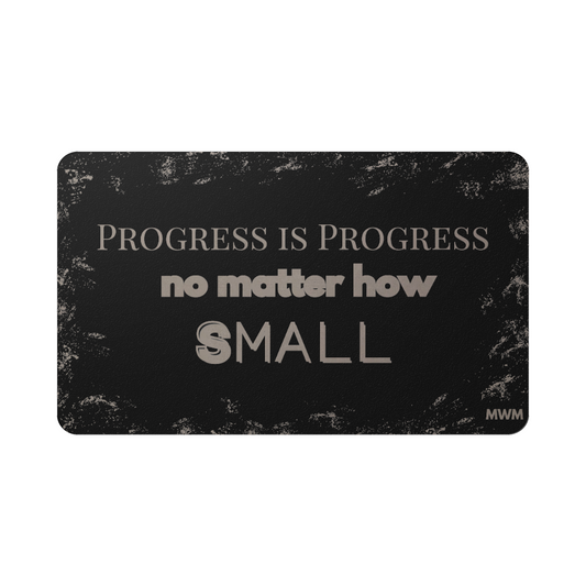 "Progress" Metal Wallet Card