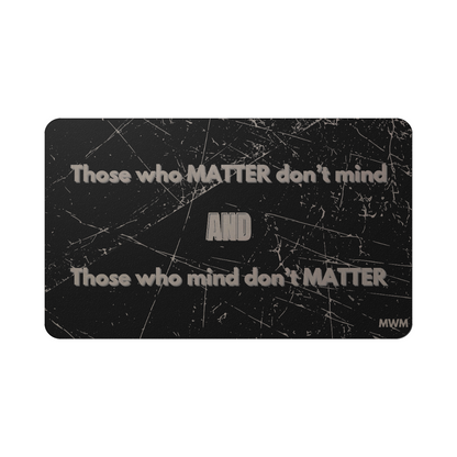 "Those Who Matter" Metal Wallet Card